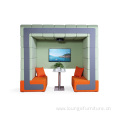 Commercial Double Seaters Private Meeting Soundproof Sofa